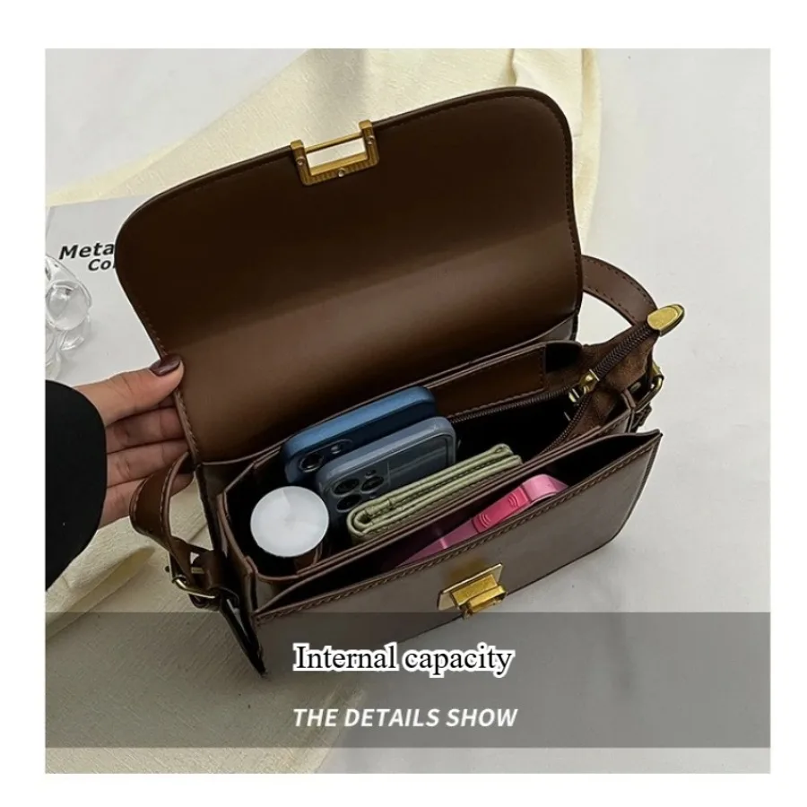 

The new summer senior sense of fashion foreign-style simple retro shoulder small square bag hundred with crossbody women's bags