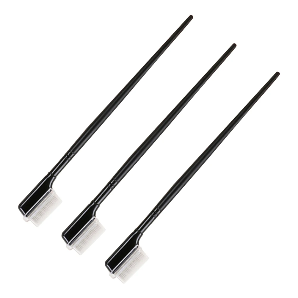 

3pcs Eyebrow Comb Eyelash Shaper Lash Separator Tool Makeup Brush Mascara Stainless Steel Applicator Professional Use
