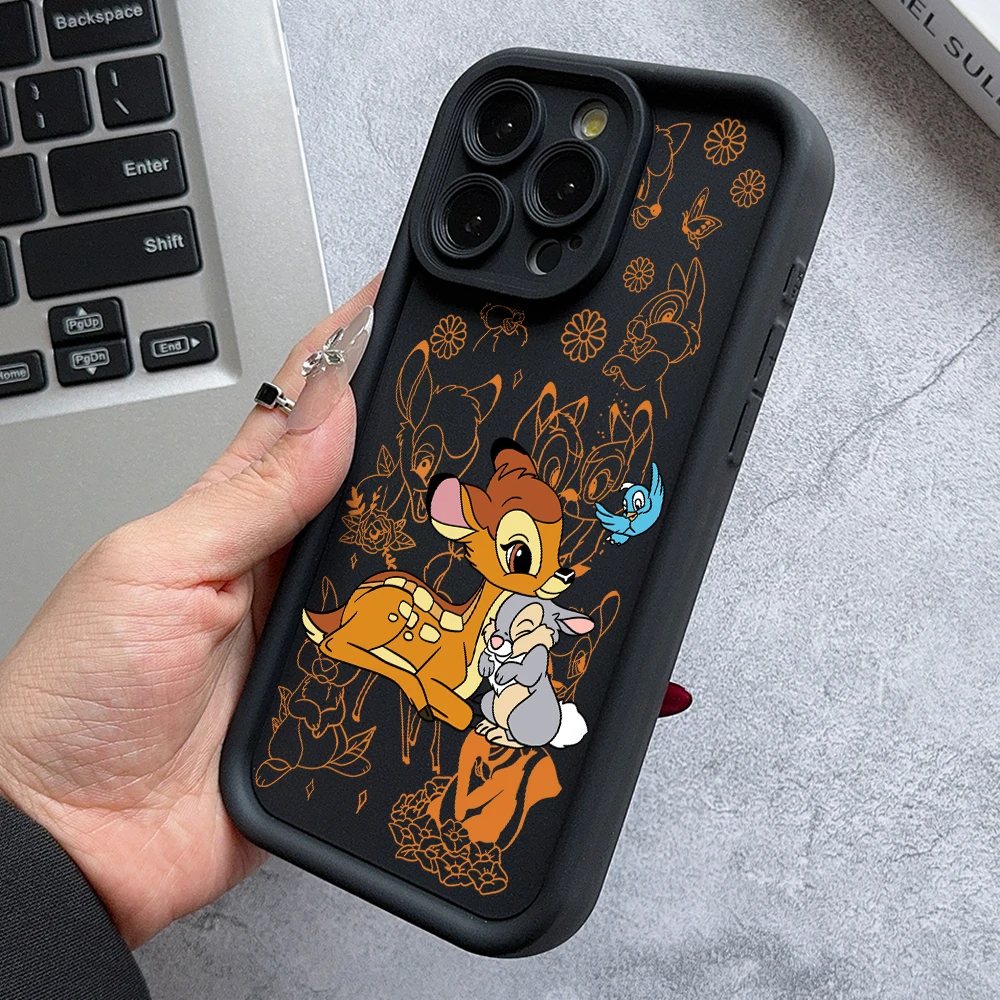 Cartoon Thumper Bambi Phone Case for Oppo Realme C67 C65 C63 C55 C53 C35 13 12 11 GT 6 3 Pro Plus 4G 5G Soft Shockproof Cover