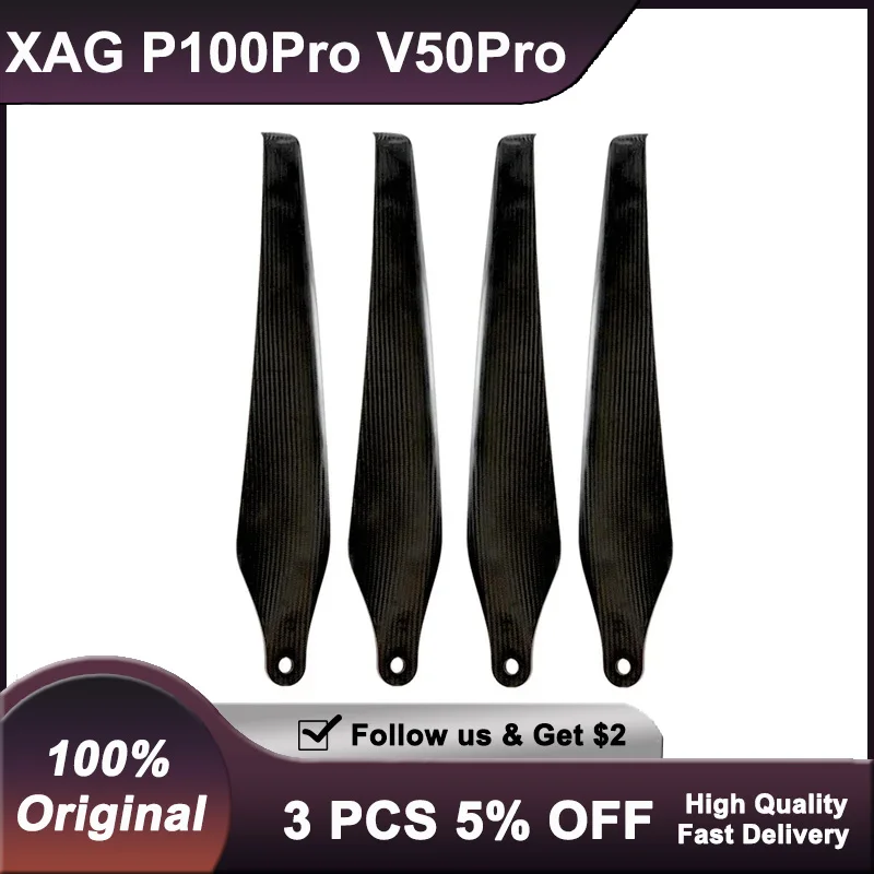 

XAG P100Pro V50 Pro Carbon Fiber Agricultural Drone Propellers Spraying Blades for Crop Protection (Pair)