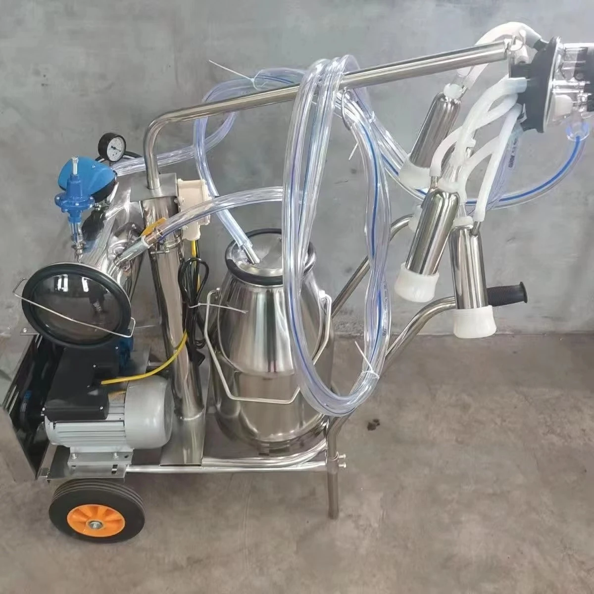牛とヤギの両方に使用できる、持ち運び可能な電動搾乳機。25リ - Goat Milking Machine Portable のレビューと価格