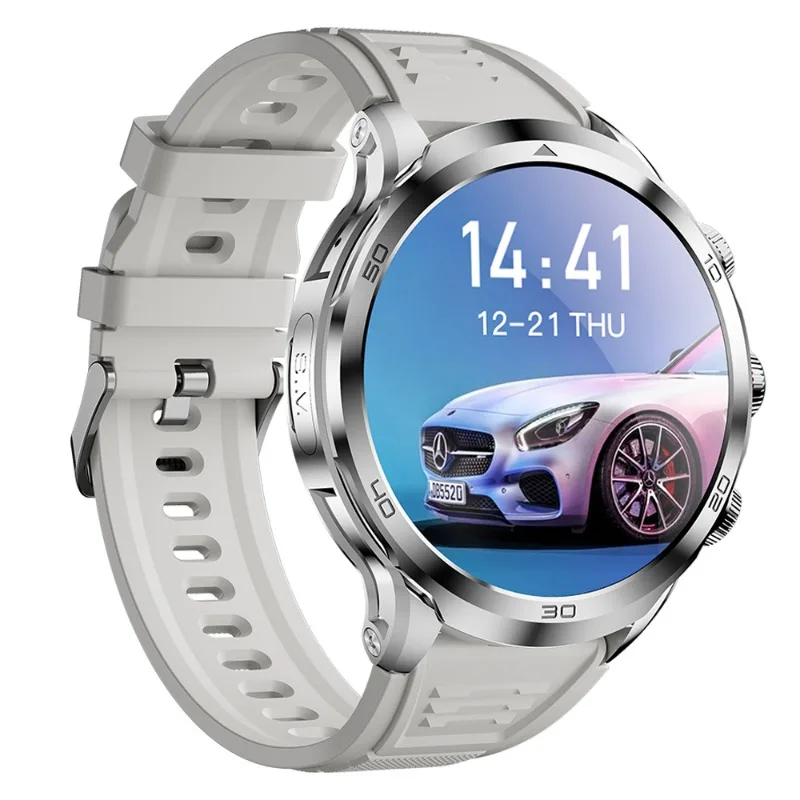 2025 4G Sim Card H19 Smart Watch 1.95inch Amoled Round 1990mah Battery HD Video Call Heart Rate Sport Smartwatch With Camera