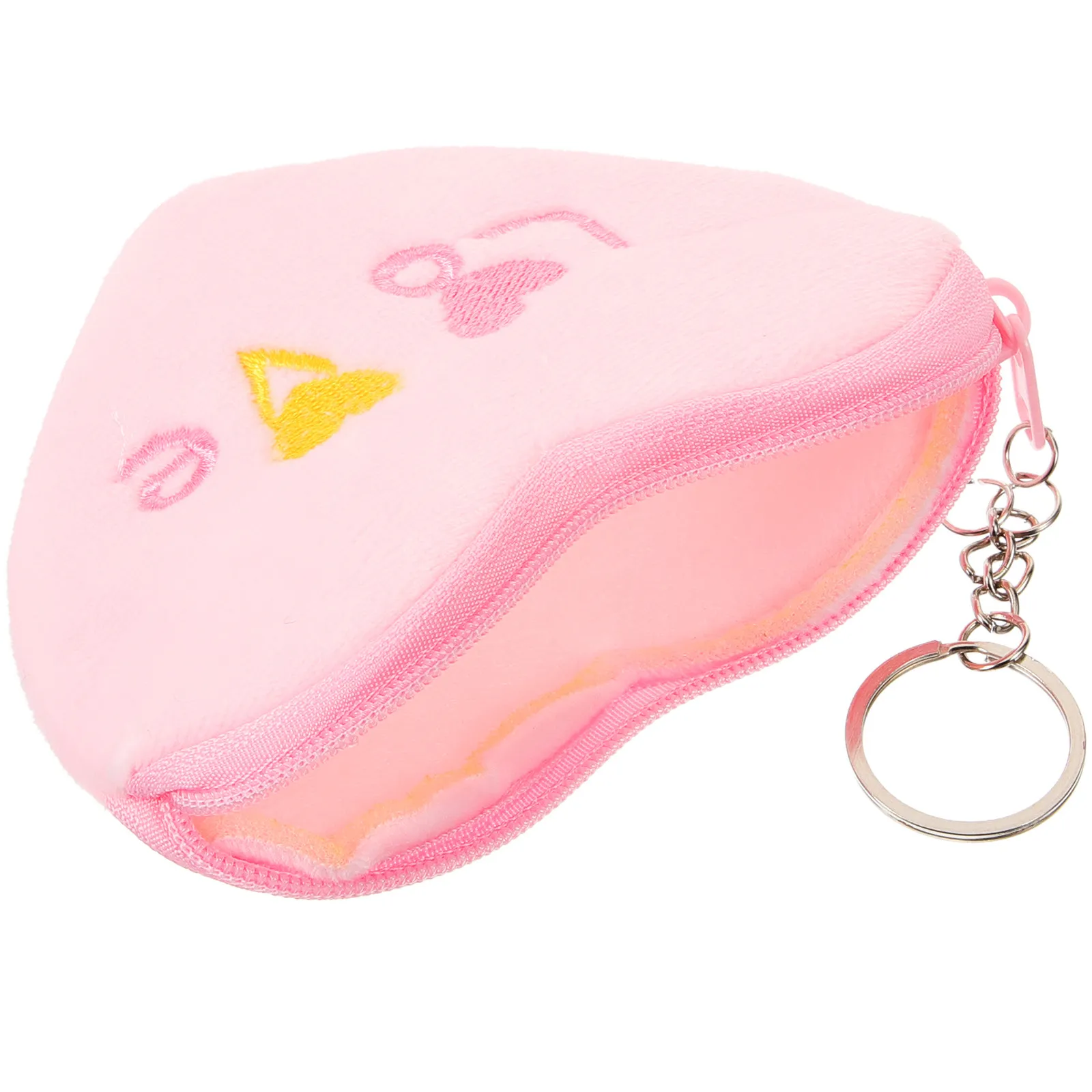 

Кошелек для монет в форме сердца, милый маленький мешочек для девочек, сумка-брелок, мягкий подарочный мешочек на День святого Валентина для маленькой девочки, милый маленький кошелек