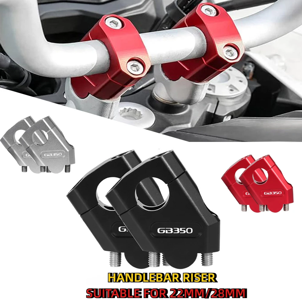 For GB350 GB350C GB350S 2021-2023 2024 Motorcycle Handlebar Riser Motocross Heightening Clamp Mount Pit Bike Motorbike