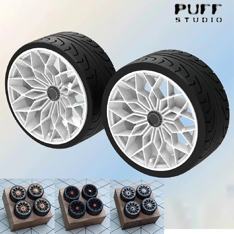 

Колеса PuffStudio_1/64 - 8,5/8,8 мм, оригинальный дизайн, подходят для модификации моделей автомобилей масштаба 1:64, аксессуары.