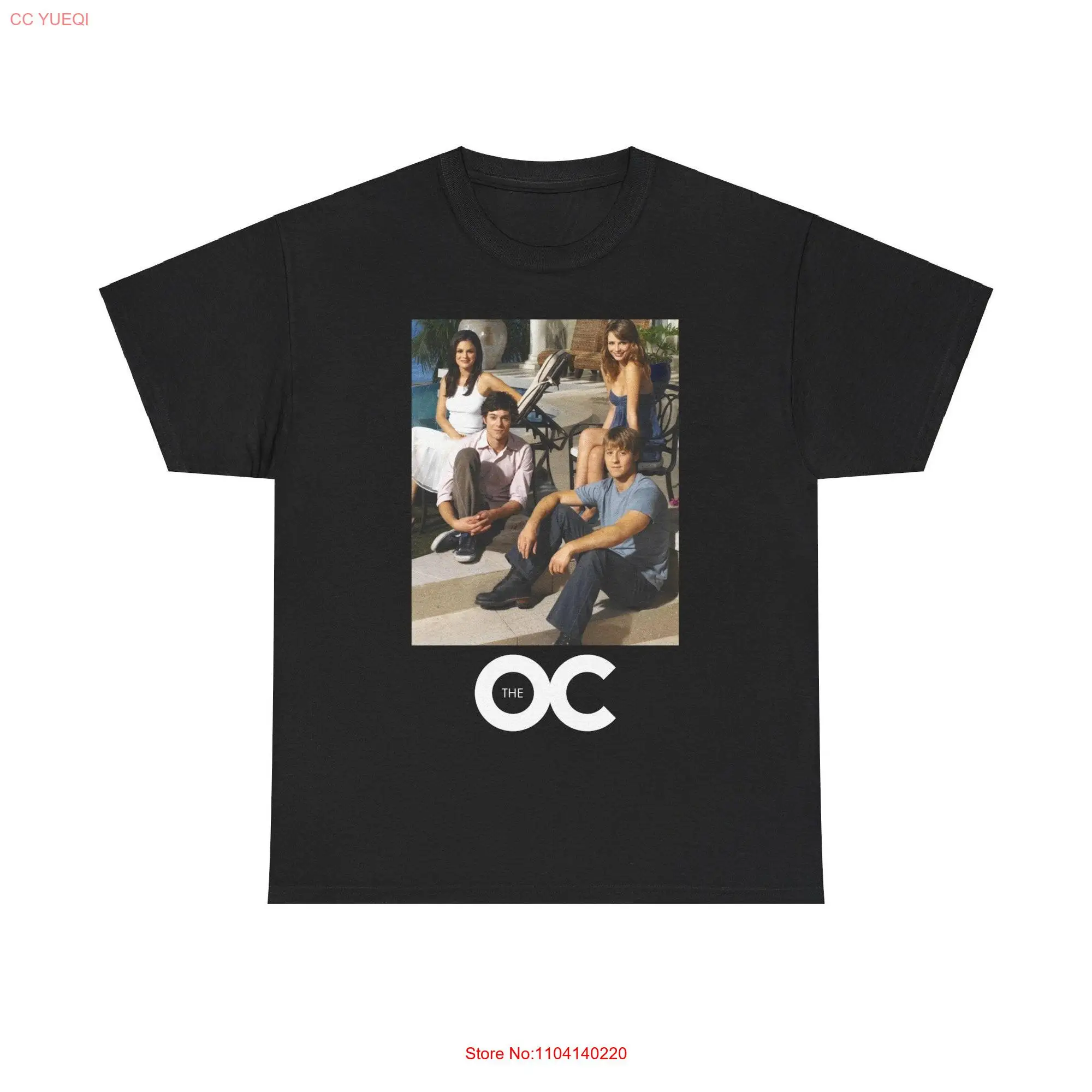 the oc cast photo unisex cotton fandom tee seth summer marissa ryan oversized graphic fan T Shirt long or short sleeves