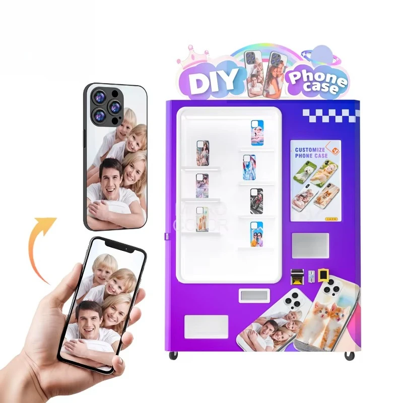 Distributore automatico di nuove tendenze Distributore automatico personalizzato per custodie per telefoni cellulari self-service