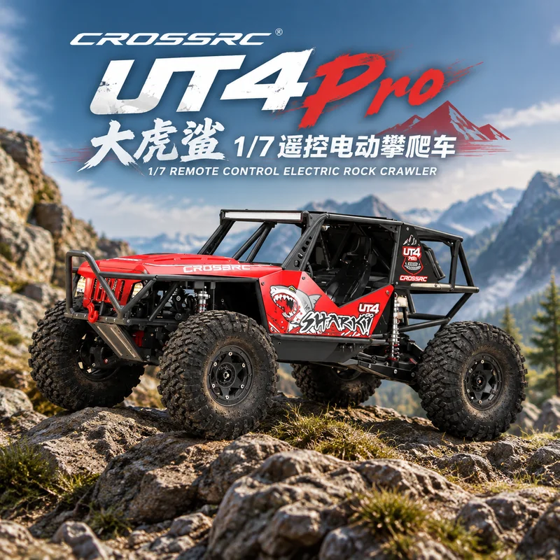 Crossrc Ut4 Pro 1/7 Rc Electric Climbing Car High Speed Off Road Vehicle Rc Model For Adult Hobby