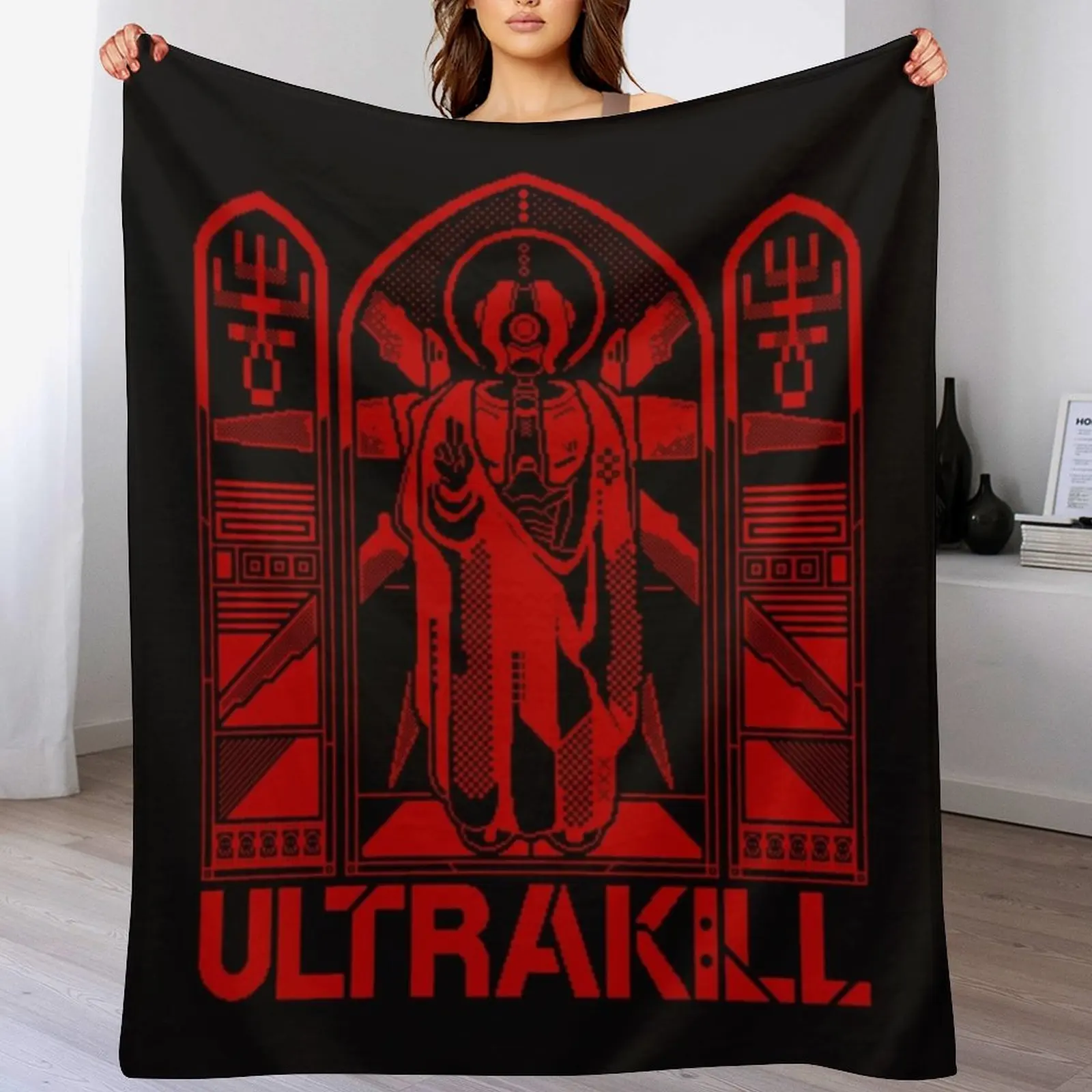 

Ultrakill V2 - Gabriel Ultrakill Throw Blanket Blankets Sofas Of Decoration Heavy Bed linens Sofa Quilt Blankets