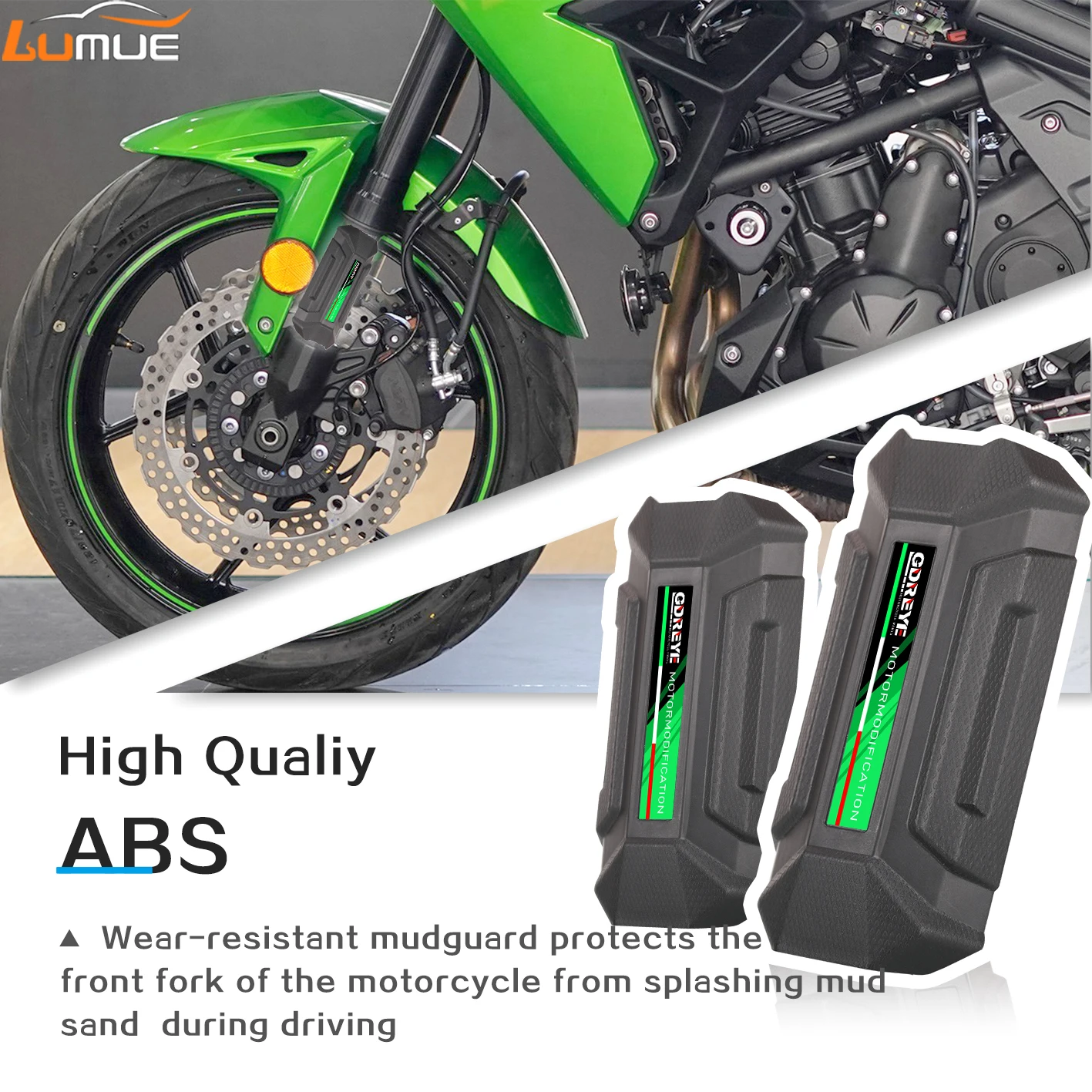 For KAWASAKI VERSYS 650 VERSYS 1000 Motorcycle versys650 Front Fork Guard Shock Absorbing Protective Shell Cover 2011-2023