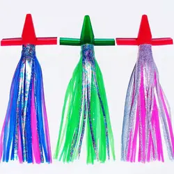 1PC  Trolling Skirt Tuna Lures 18cm23cm Sinking Boat Biomimetic Squid Lure Bait Bird Tuna Mahi Sea Trolling Fishing Bait