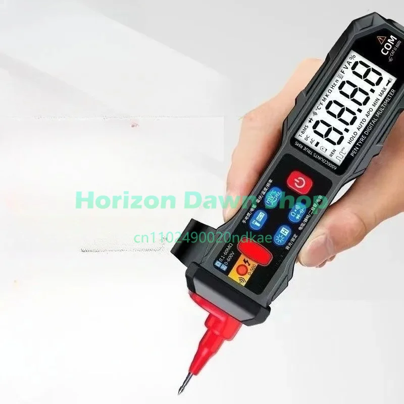 Portable Pen-Type Digital Multimeter 6000 Counts Voltage Tester with