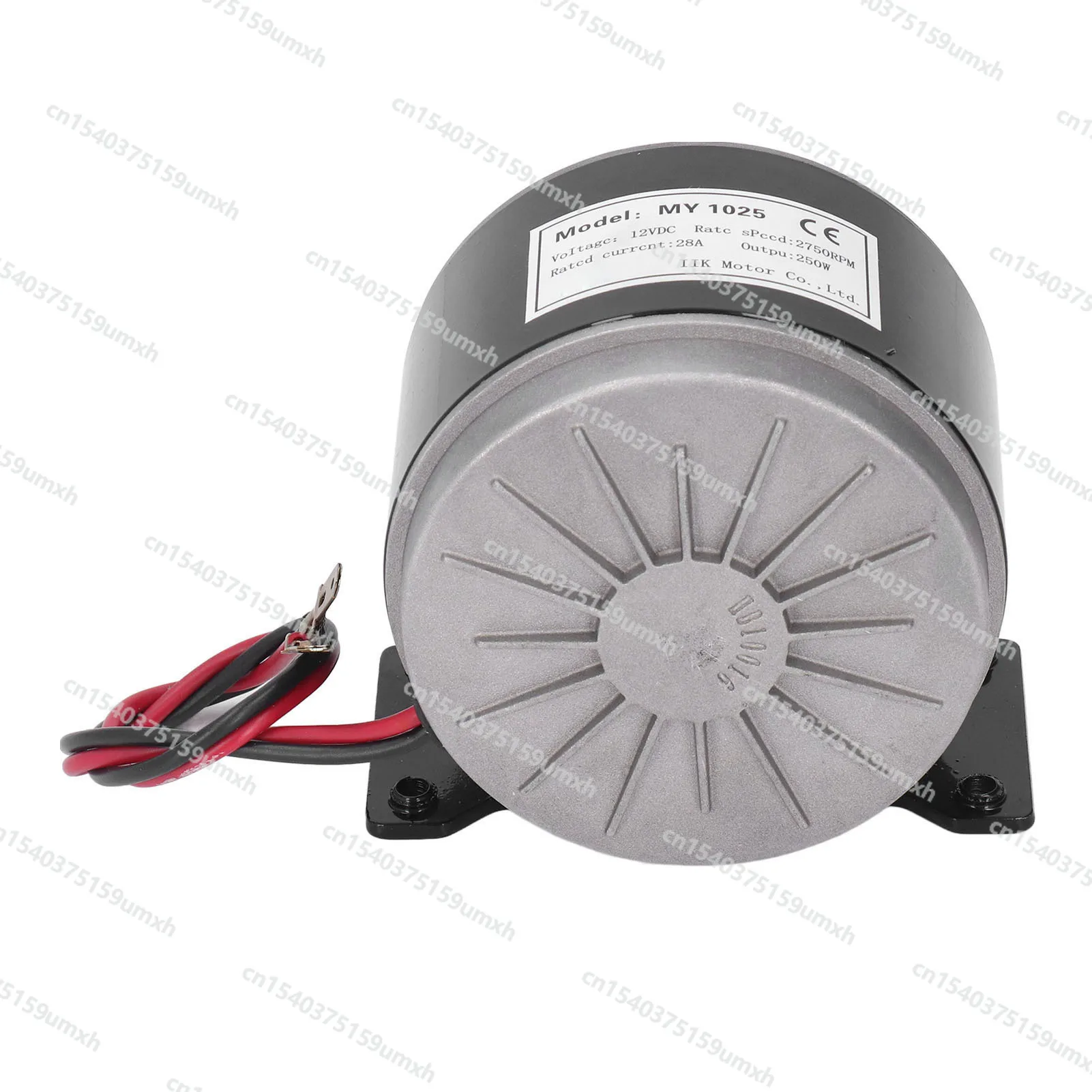 Moteur de scooter électrique brossé avec poulie synchrone, 24V 300W, pour trains électriques