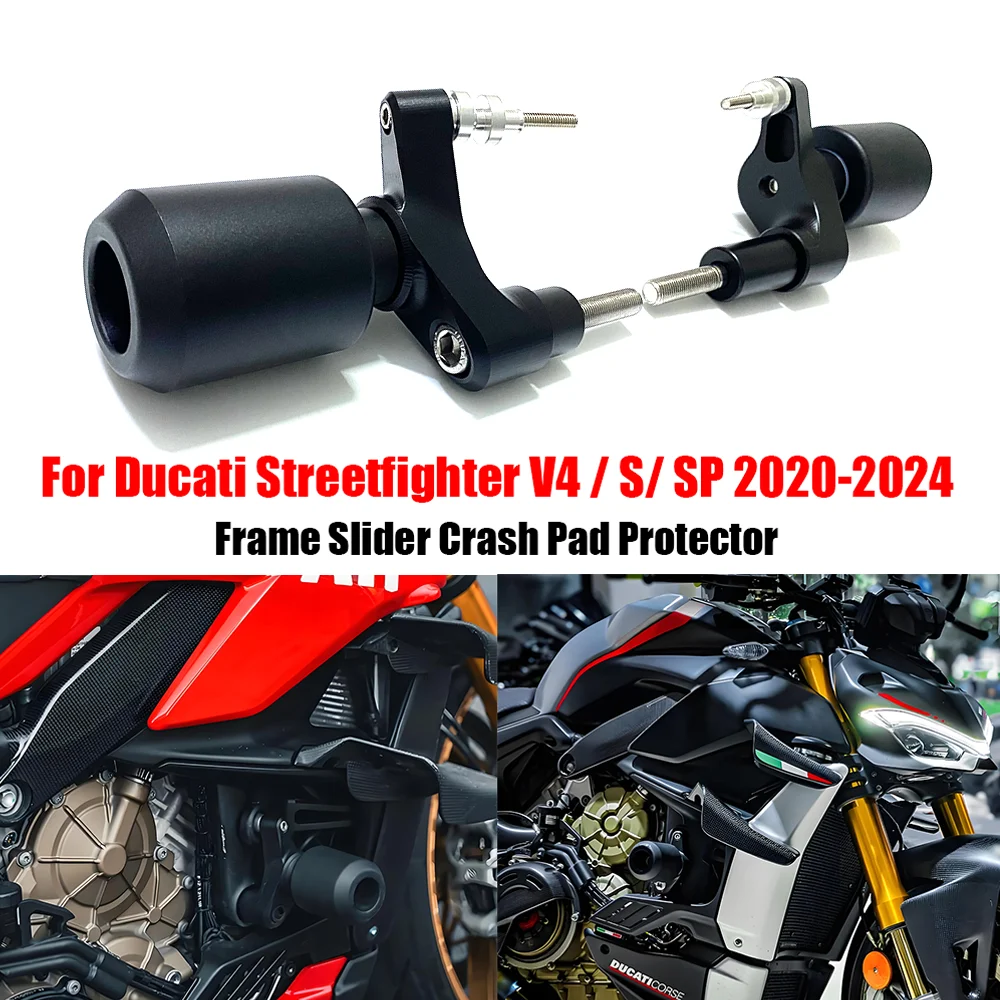

For Ducati Streetfighter V4 S SP 2020-2024 Motorcycle Falling Protection Frame Slider Fairing Guard Crash Pad Protector
