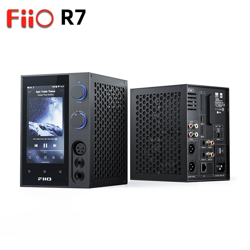 FiiO R7 Android 10 Desktop Digital Streaming Music Player DAC AMP Headphone Amplifier ES9068AS chip Bluetooth