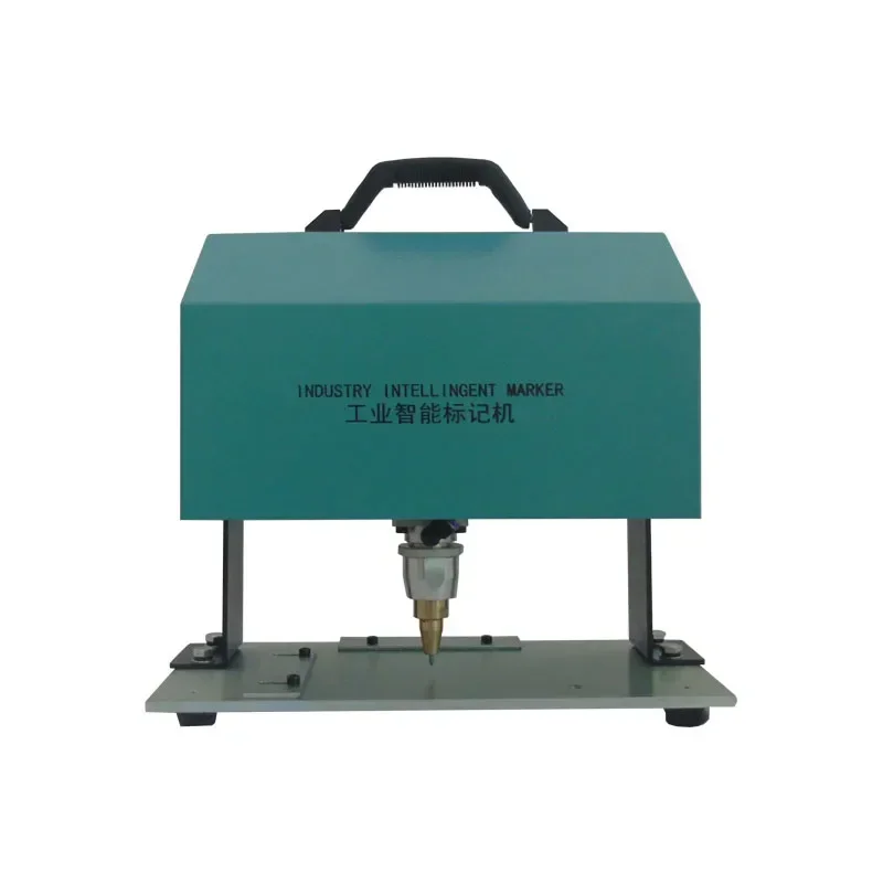 Hot Sale Small Nameplate Aluminum Stainless Steel Automatic  Metal Engraving Coding Machine Printer Pneumatic Marking