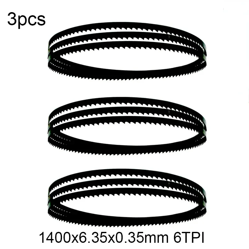 

Полотна ленточной пилы 1400x6,35x0,35 мм 6TPI Деревообрабатывающие инструменты аксессуары для резки дерева 3 шт.
