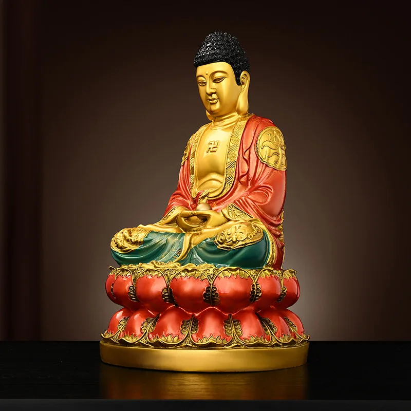 Color Copper Vairocana Buddha Ornament Pure Copper Buddha Buddha Bodhisattva Home Living Room Bedroom Desktop Furnishings