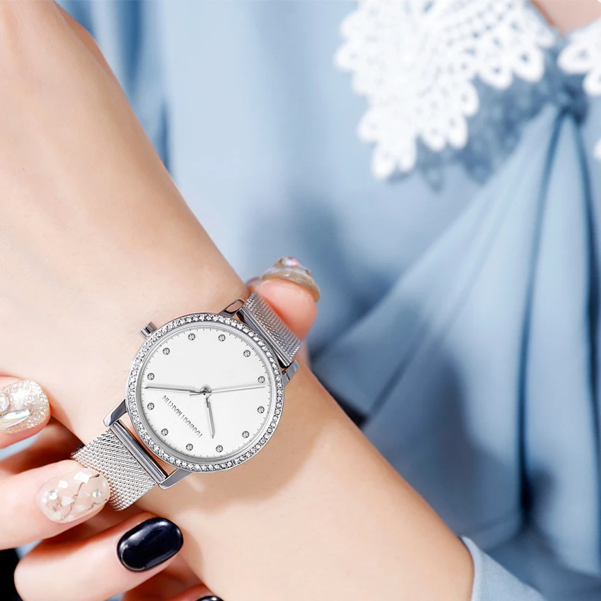 UTHAI CQ54 カジュアルでファッショナブルな女性の腕時計防水ダイヤモンド象嵌クォーツ時計ライト高級時計ギフト腕時計女性のための