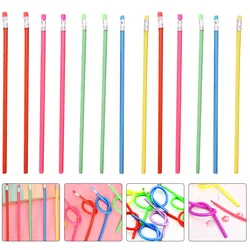 20 Pcs Stocking Stuffers Students Soft Flexible Pencils Novelty Gift Gifts Cool Fun Bendable Kids Taste Constantly Folding