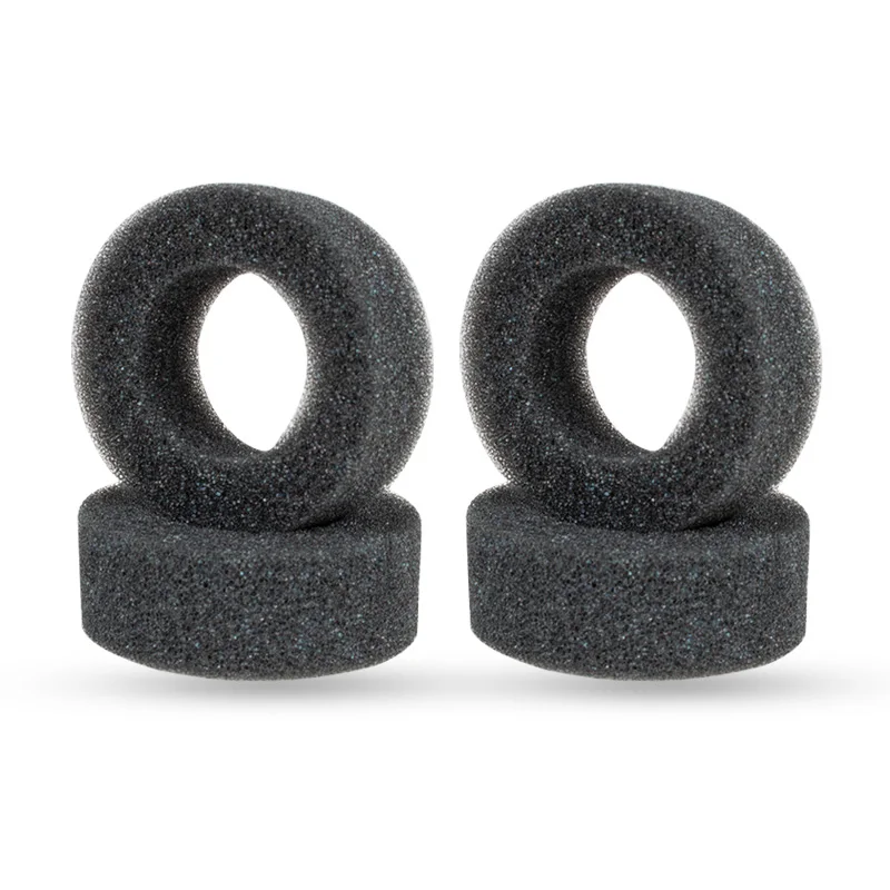 TRX4M 4pcs Simulation Black Tyre Sponge Foam Filling for 1/18 RC Crawler TRX4-M Defender Upgrade Parts