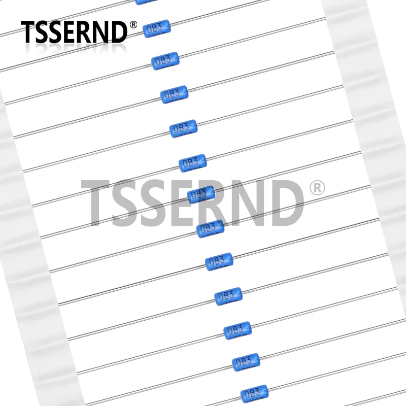 DIP Diodo Gatilho Diodos, DB-3, DB-4, DO-35, DO-204AH, DB3, DB4, 100pcs