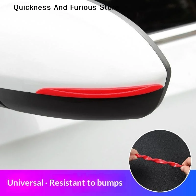 4/6Pcs Car Door Edge Guard Protector Strip Anti Scratch Crash Protection Trim Universal Car Front Rear Bumper Corner Protector