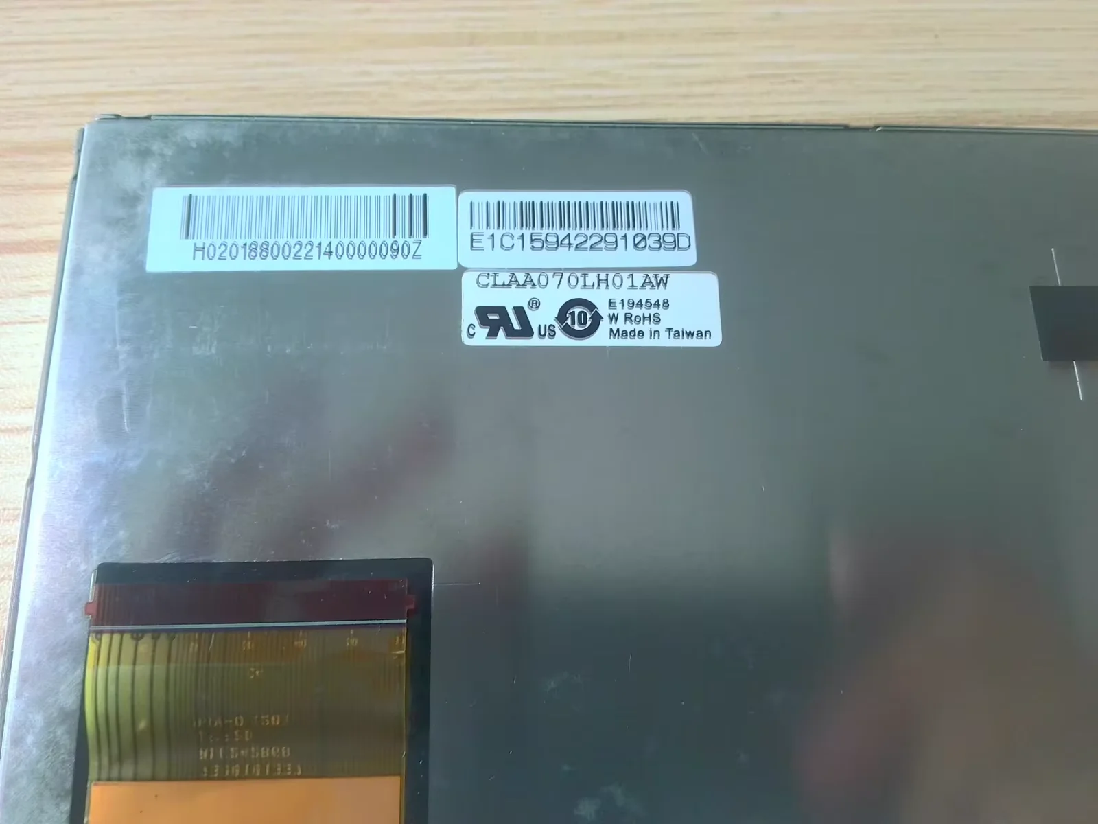 Tela LCD de 7 polegadas CLAA070LH01AW em estoque