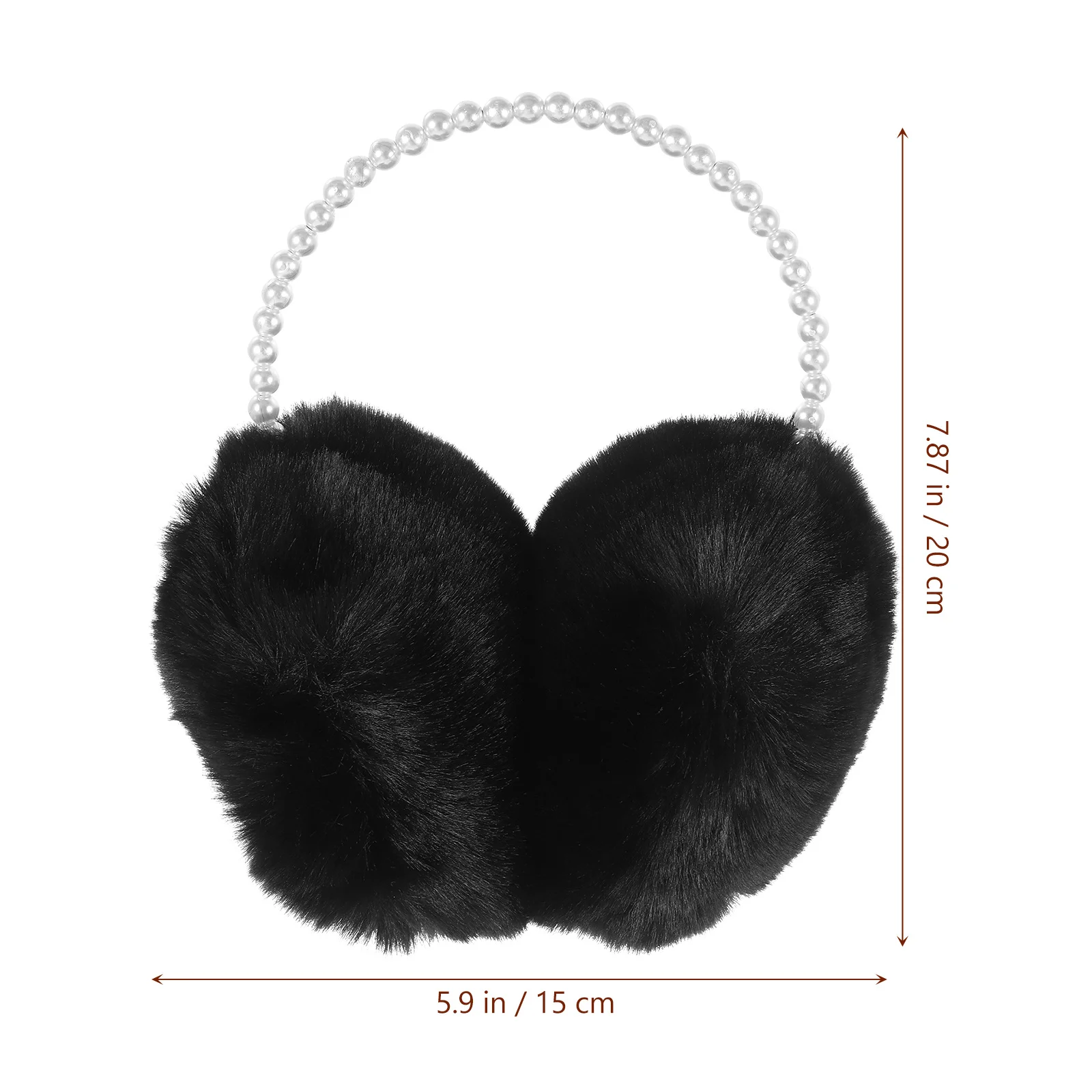 

Head Coverings for Women Ear Muffs Covers Winter Earmuff Furry Warm