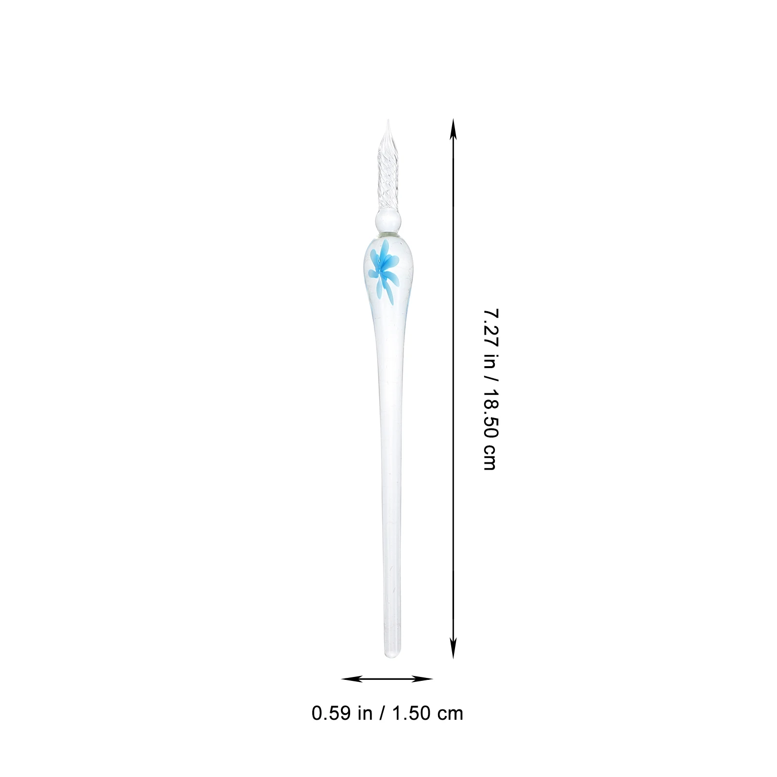 

Multi-Function Glass Dip Pen Beautiful Crystal Appearance for Calligraphy Writing Drawing Festivals Glass Dip Pen