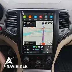 NaviRider 2 Din Android 14 For Jeep Grand Cherokee 2013 - 2018 12.8inch Car Multimedia Video Player GPS Vertical Screen