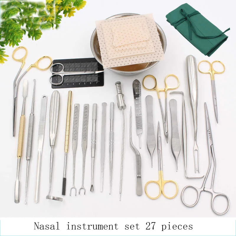 Nasal plastic surgery equipment set