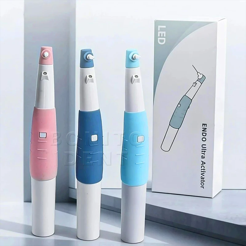 Wireless Dental LED Endo Activator Dentist Endo Ultrasonic Irrigator Root Canal Vibration Cleaning Dentistry Tool with 60Pcs Tip