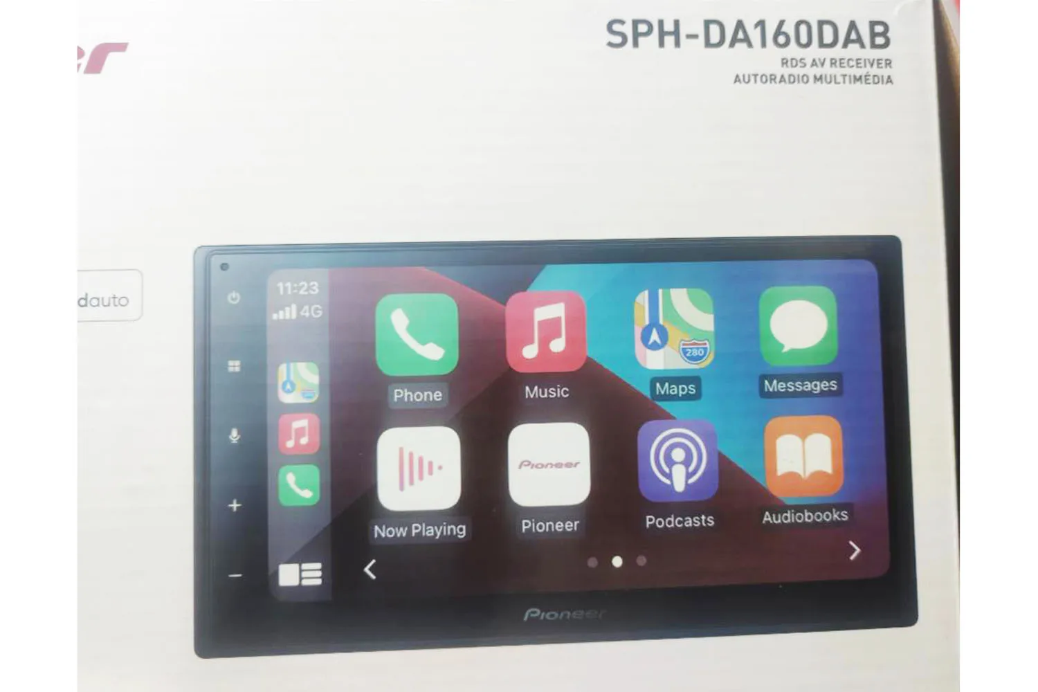 Ekran dotykowy dla Pioneer SPH-DA160DAB Specjalny odtwarzacz 6-pinowy czujnik Digitizer Część zamienna Czujnik