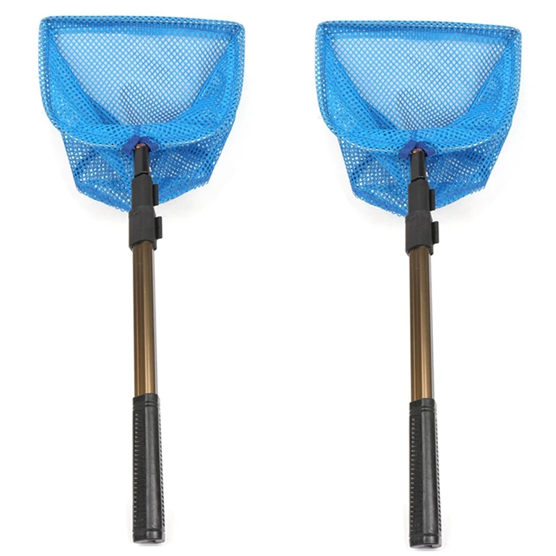 2X Portable Telescopic Scoop Net Table Tennis Ball Picker Net Ping Pong Ball Picking Table Tennis Accessories