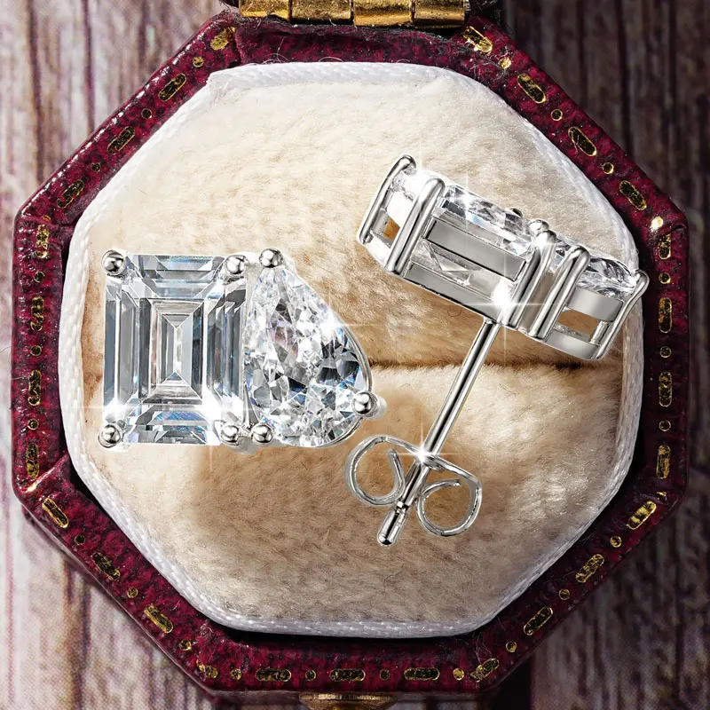 Thumbnail 4 - #34 Latest Moissanite Stud Earrings Offers