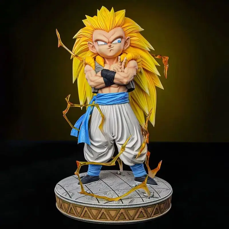 

15/17cm Gotenks Action Figure Anime Collectible PVC Dynamic Pose Model Desktop Car Room Decor Kids Teens Anime Fan Birthday Gift