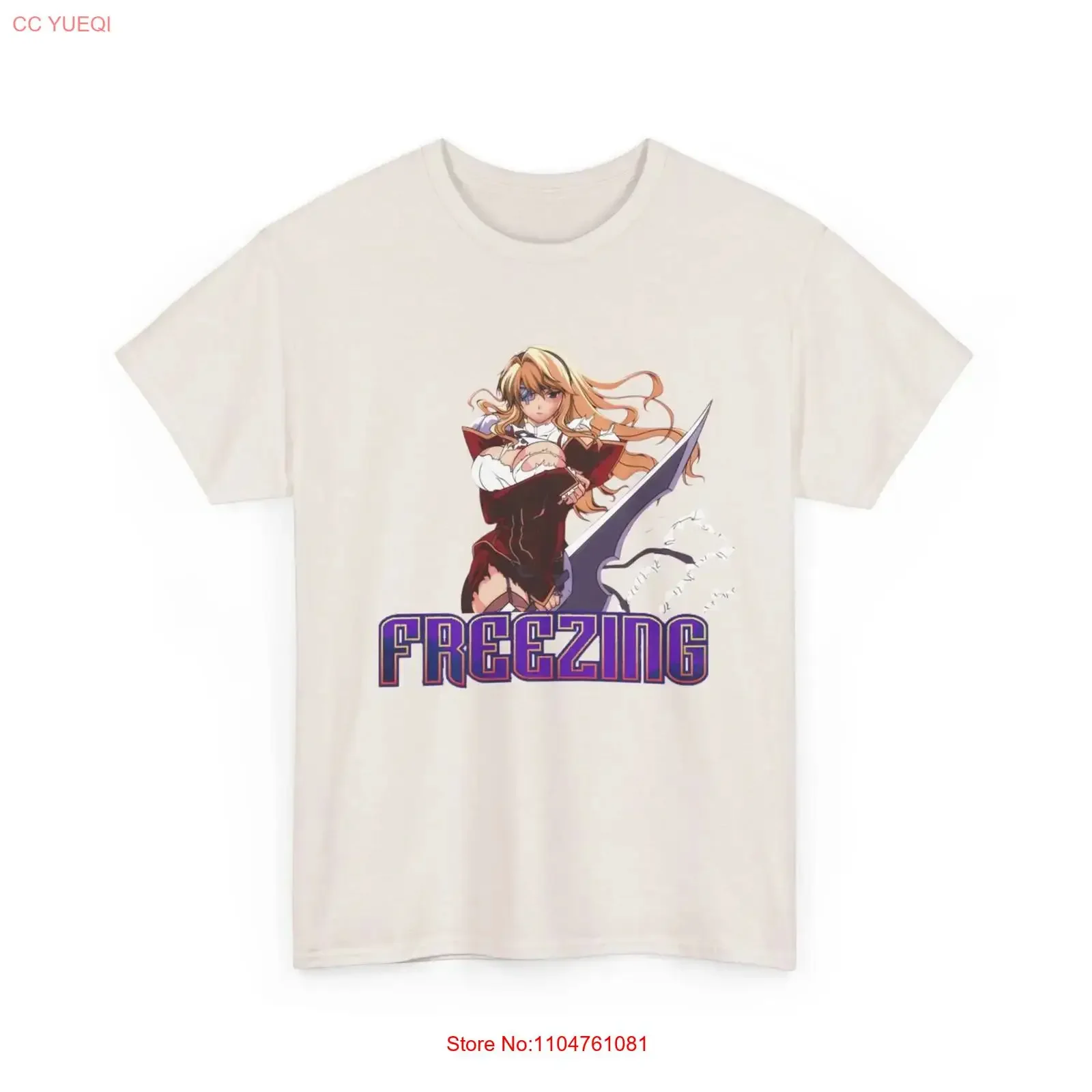 Satellizer L Bridget T Shirt Freezing Anime  vintage Washed Stylish designer clothes graphic Top For Everyday Wear homme Soft
