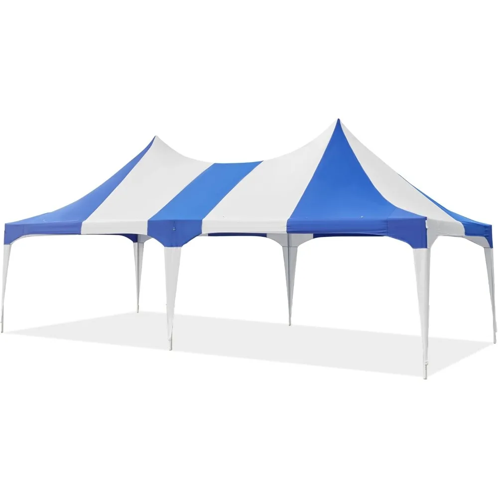 

pavilion，26'x13' Party Tent, Heavy Duty Wedding Tent, Double Peaked Canopy Tent with Pole-Less Event Space157.44Lx315Wx149.64H