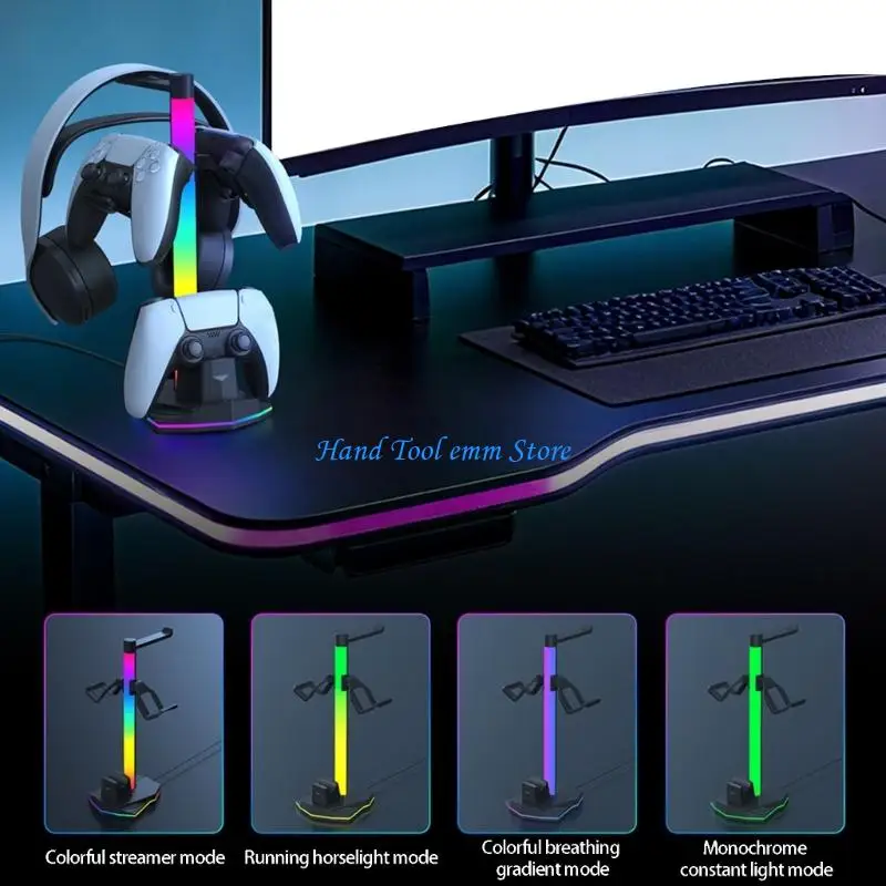

H37F Space Saving Controller Stand for P5 with Charging Function Headset Organiser