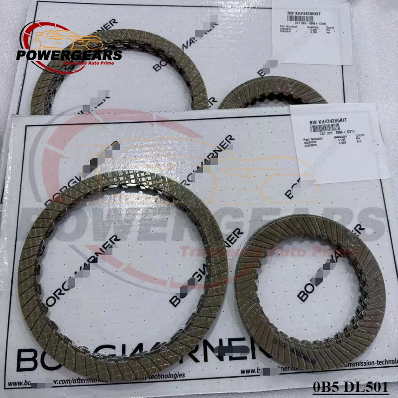 

0B5 DL501 Borg Warner Original New 7-Speed Transmission Wet Dual Clutch Friction Kit Suit For Audi A4 A5 A6 A7 Q5