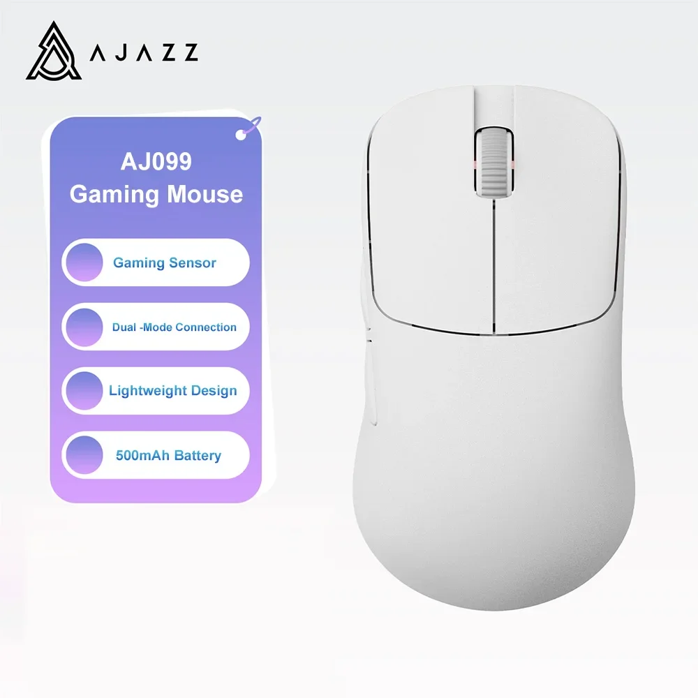 AJAZZ AJ099 超軽量 2.4GHz ワイヤレスゲーミングマウス人間工学に