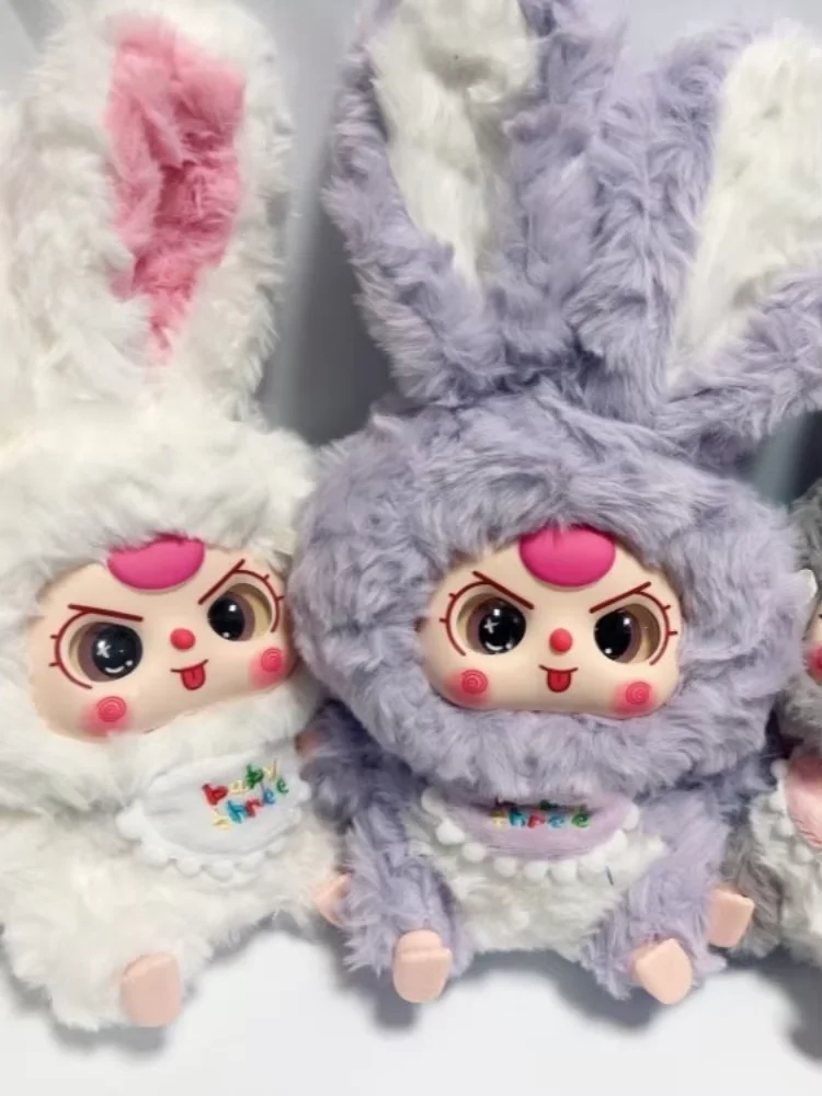 Réplica de lírio cidade série babytrês caixa cega rosto de vinil na moda caixa mistério coleção modelo artesanal boneca brinquedo réplica presente