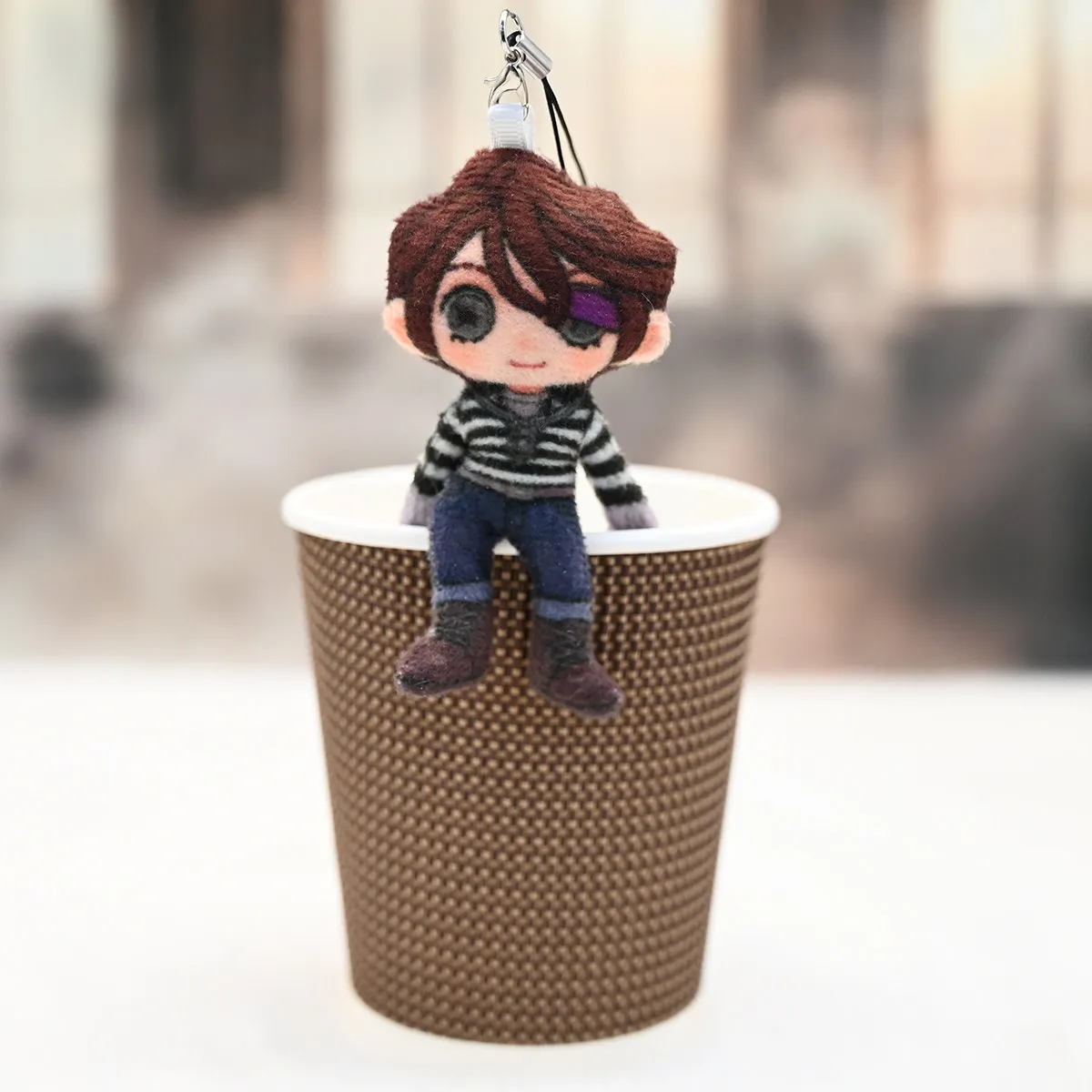 Hot 5cm Identity V Prisoner Luca Balsa Mini Finger Doll Keychain Cute Game Peripherals Decorative Backpack Keychain Fans Gift - view 5