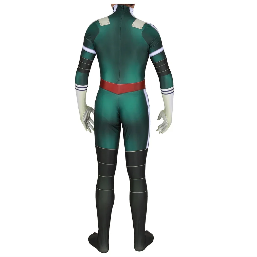 Mannen Jongens Mijn Hero Academia Deku Cosplay Kostuum Jumpsuit Boku geen Hero Academia Midoriya Izuku Deku Battle Full Body Pak
