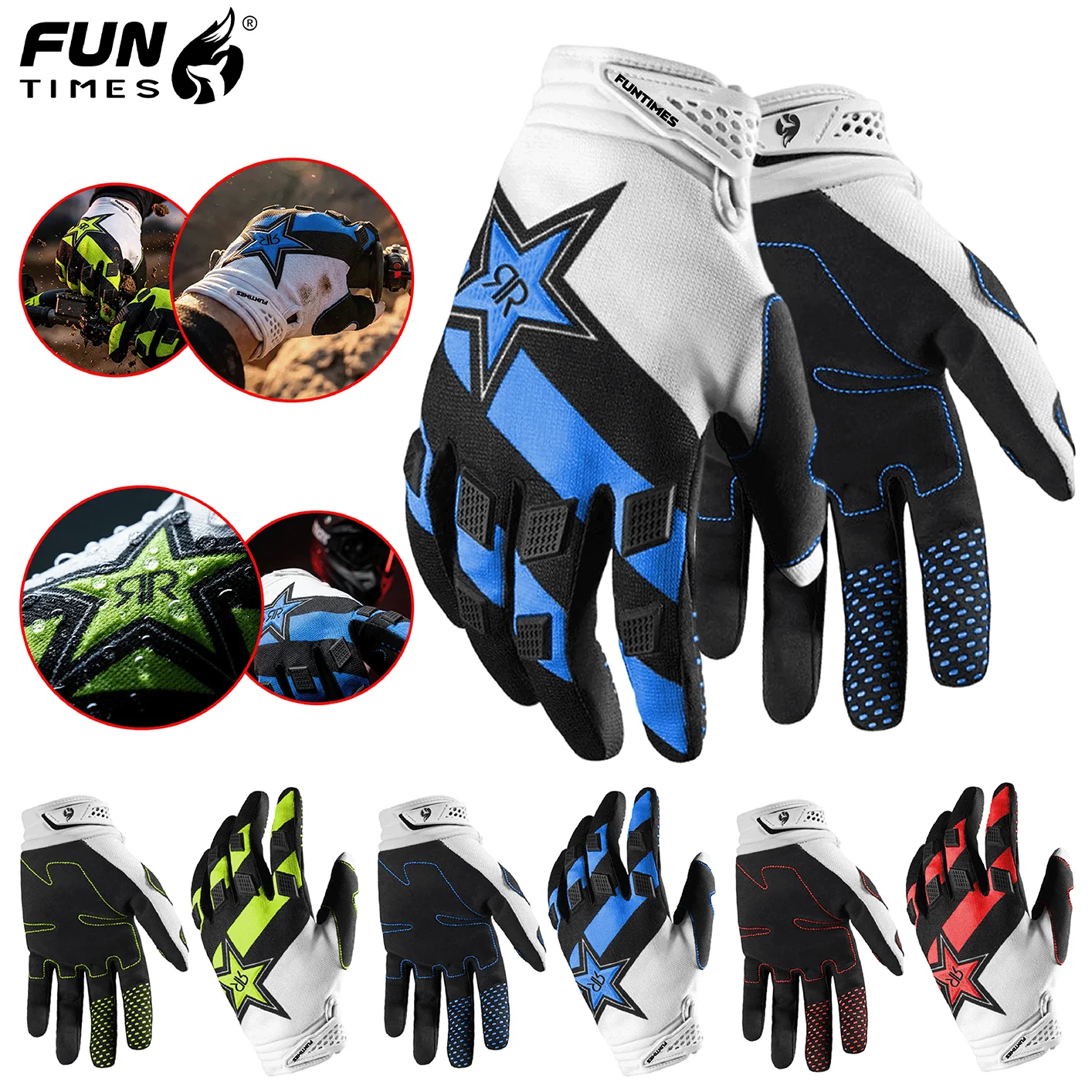

2024 Racing Cycling Gloves Mountain Bicycle Road Bike Motorcycle Gloves Enduro Gloves for Motocross Unisex