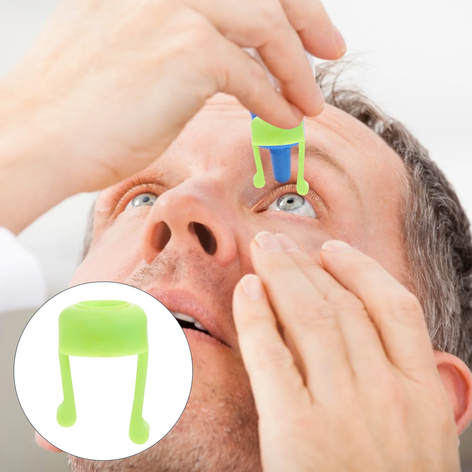 2Pcs Augentropfen Halterung Nützliche Langlebige Silikon Tropfen Flasche Guide Praktische Lagerung Rack für Home Storage Rack