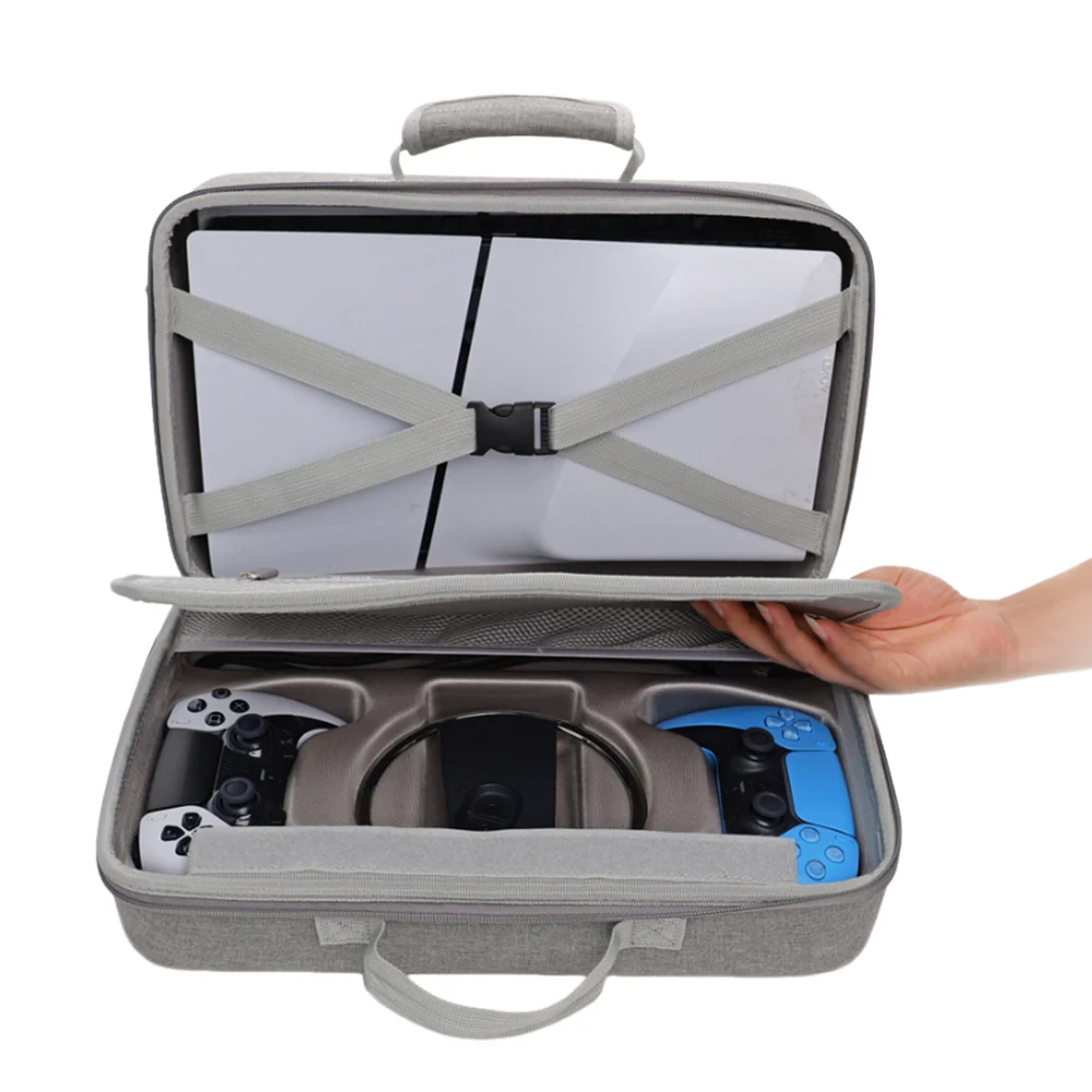 حقيبة تخزين ذات غلاف صلب لوحدات تحكم PS5 Slim وغيرها لوحدة التحكم Playstation 5 Slim #6