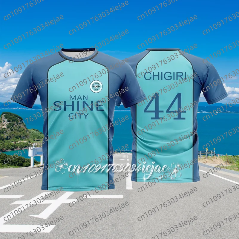 

Blue Lock NAGI Man Shine City Jersey Japanese Anime Cosplay Football Uniform Summer Sports Men’s Tshirt Casual Kids/Adult Tops