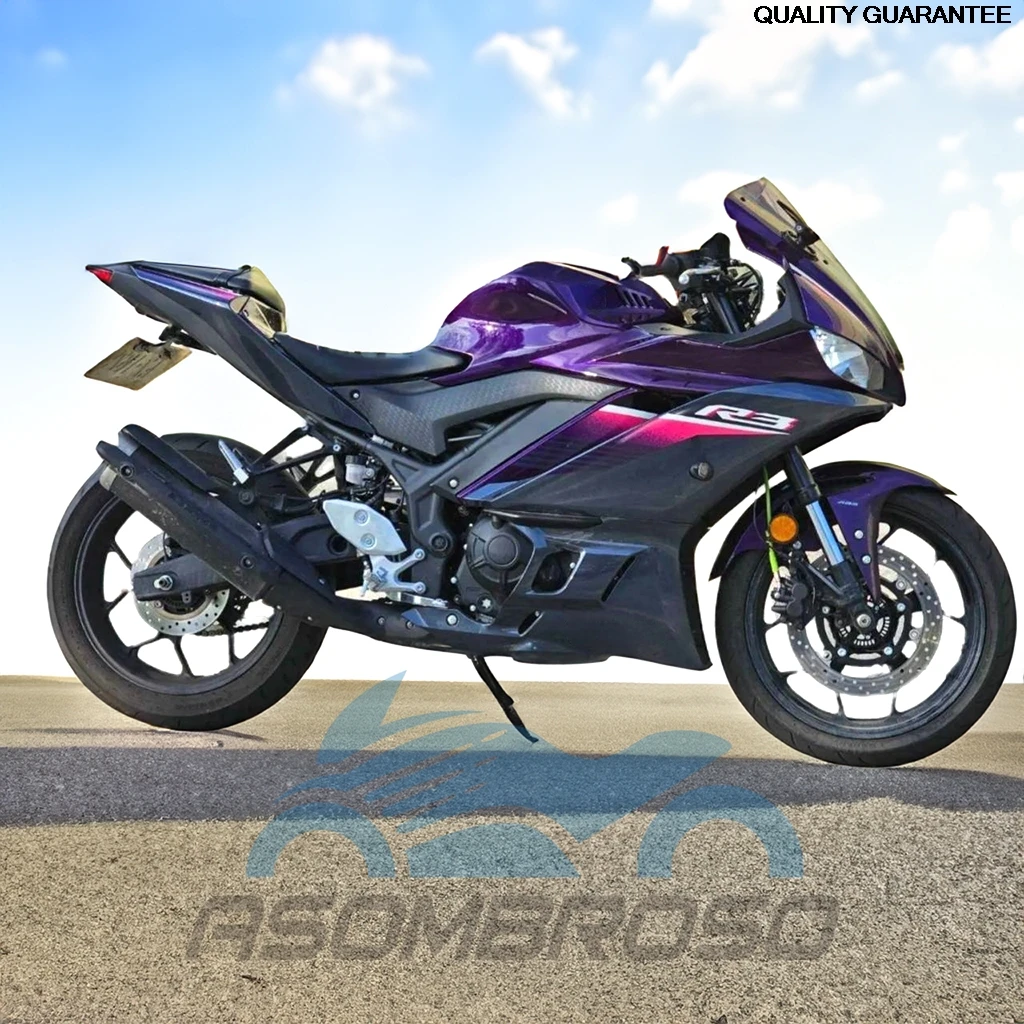 

Suitable for YZF R3 R25 2019 2020 2021 2022 2023 Fairing Kit for YAMAHA YZFR3 19-23 ABS Motorcycle Plastic Full Set Fairings